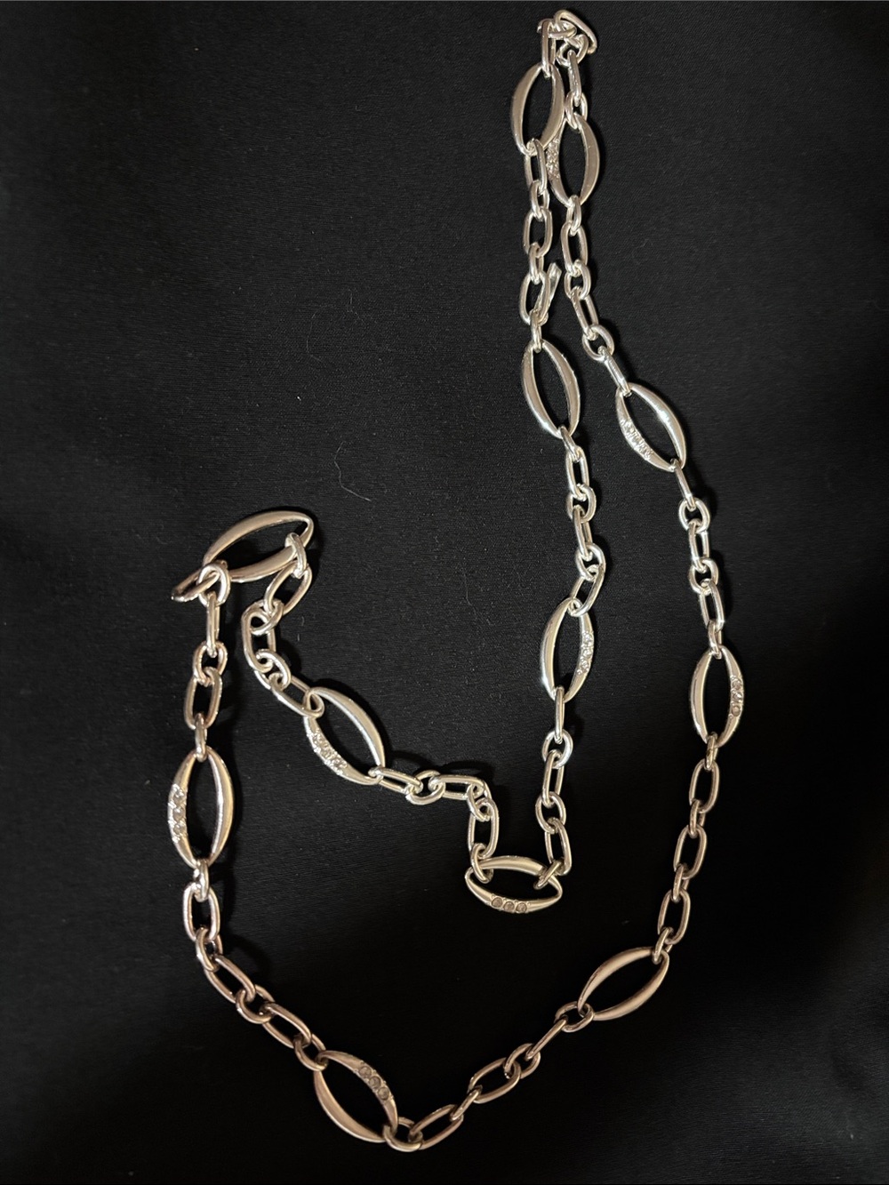 Silver Link Chain Necklace - Women Jewelry